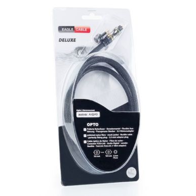 Кабель Toslink Eagle Cable Deluxe Opto + Mini plug 10,0 м